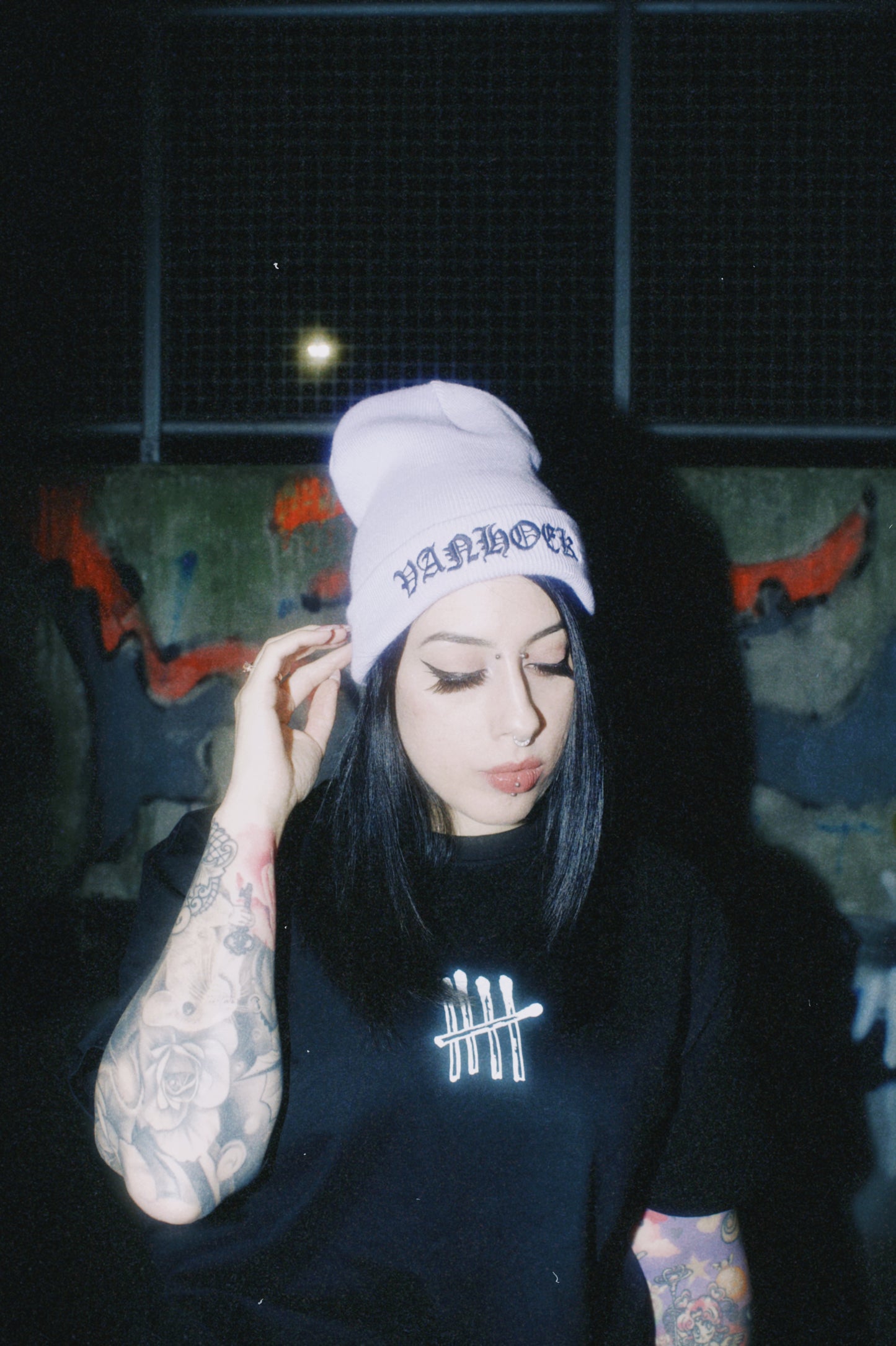 beanie lilac